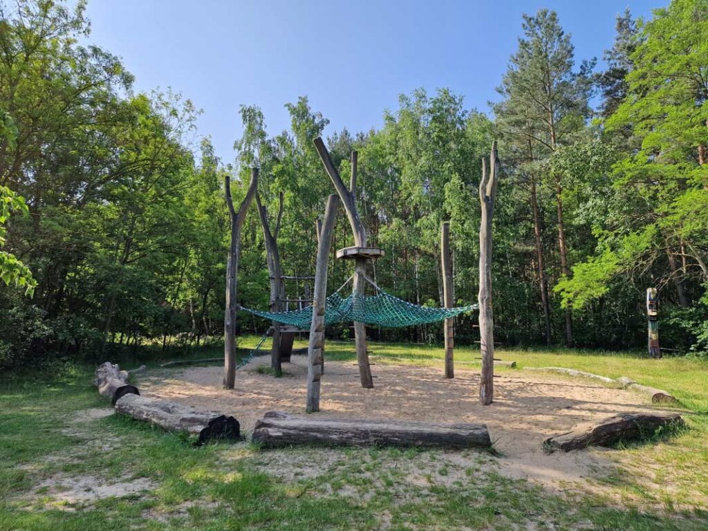 Luftaufnahme des Natursportpark Gelaendes